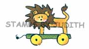 E-161-HK Lion Pull Toy